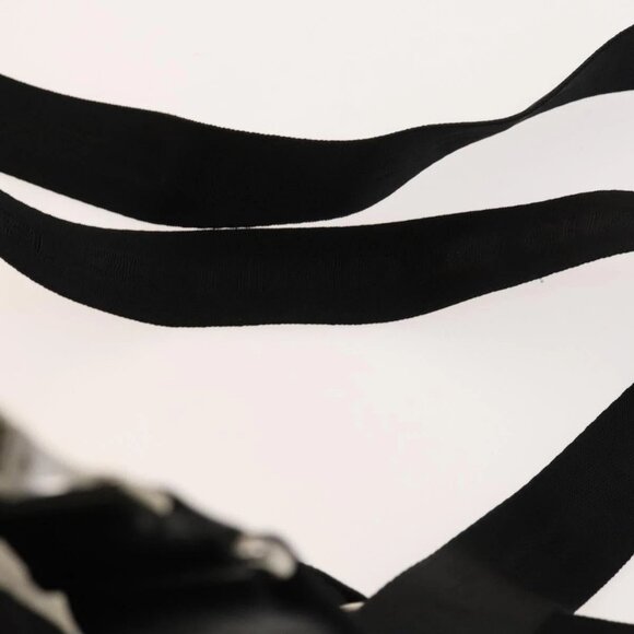 CHANEL New Travel Line Backpack Nylon Beige Black CC Auth kk472 - Picture 11 of 16